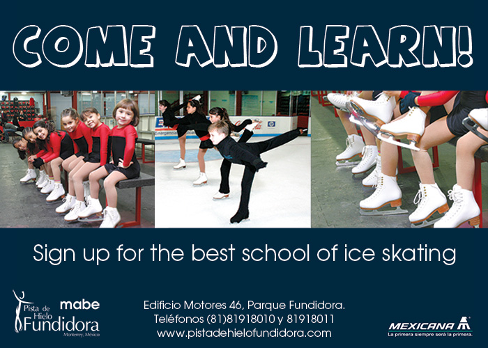 Ice Skating School Flyer