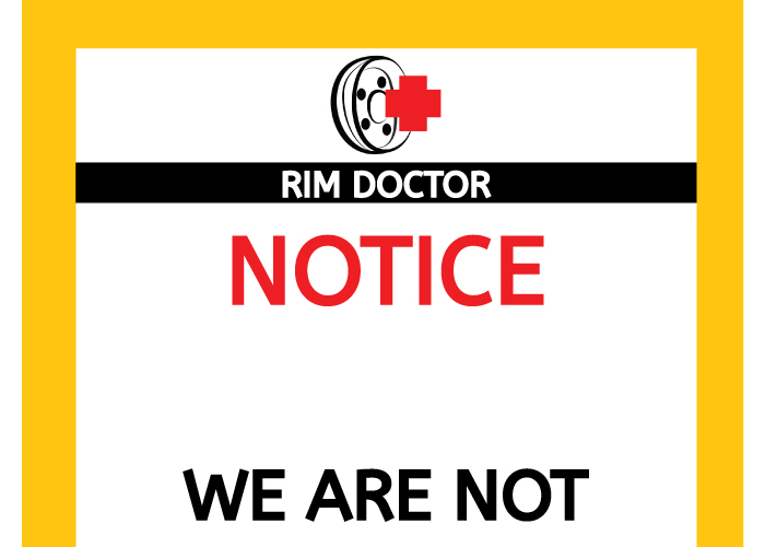 Rim Doctor Indoor Signs