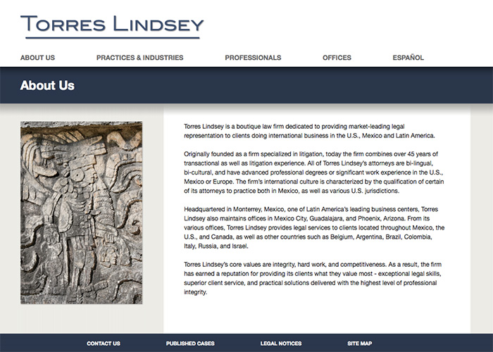 Torres Lindsey Website