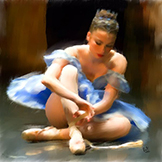 painting of a ballerina
