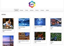 Art Supplies Store Website